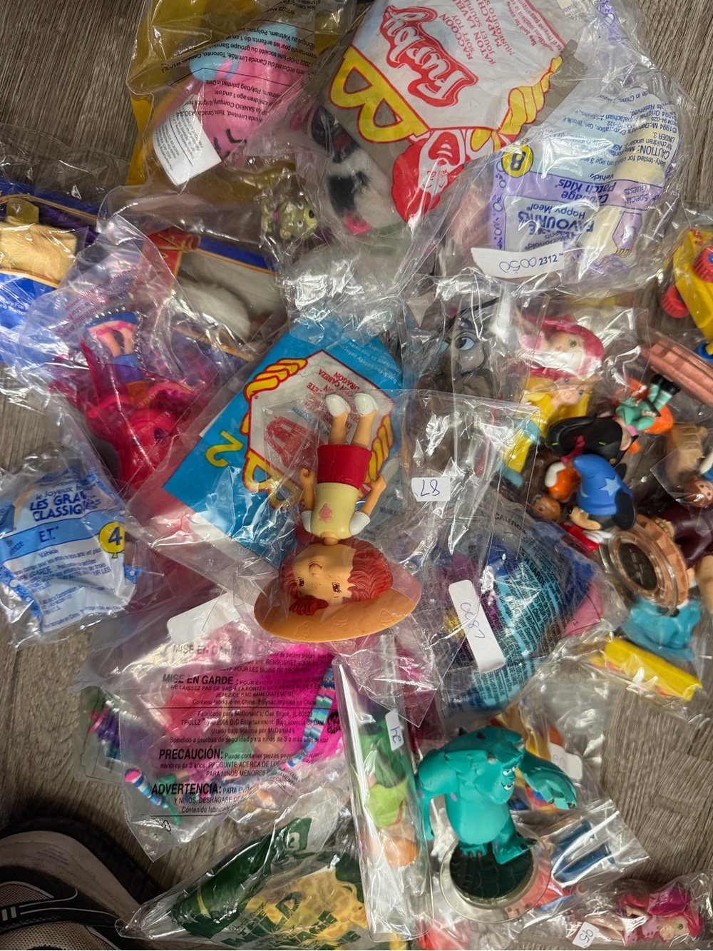 Lot of 37 Mostly Girls McDonald’s Toys and other Toys